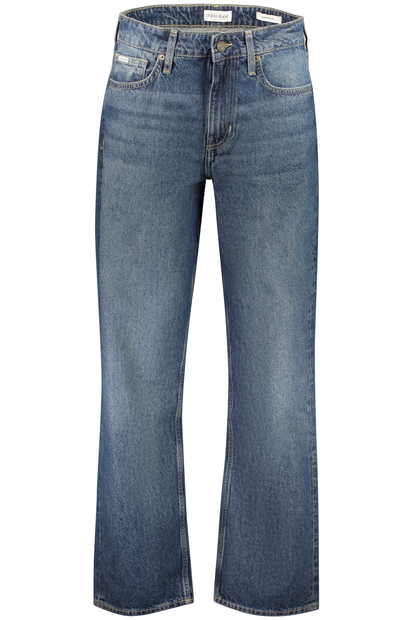 GUESS JEANS MEN'S DENIM JEANS BLUE