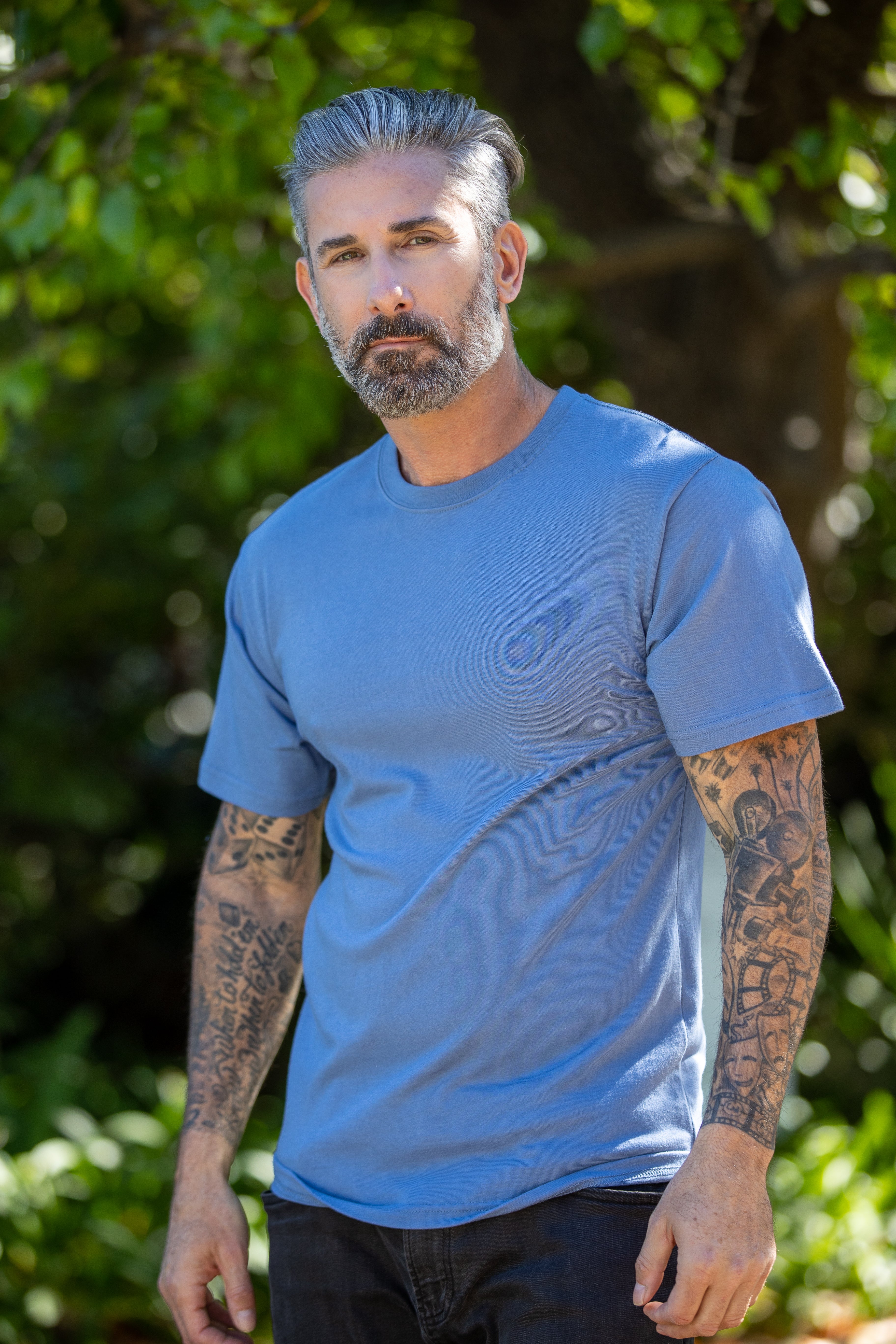 Men's Bamboo Viscose T-Shirt – Organic Cotton, Classic Fit